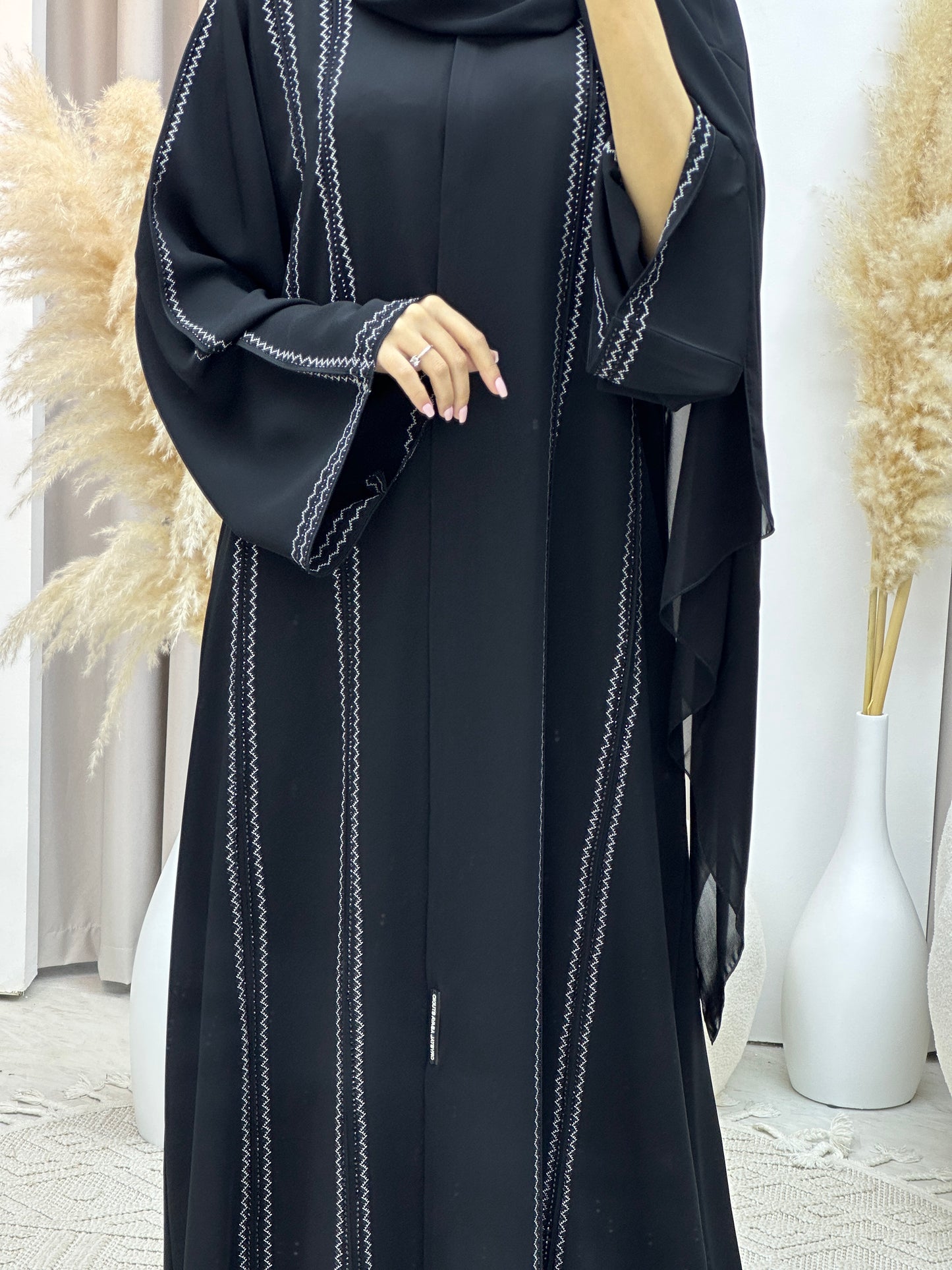 C RTW Ramadan Black Eid Abaya 55