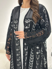 C 1354 Black Butterfly Abaya
