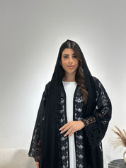 C 1354 Black Butterfly Abaya