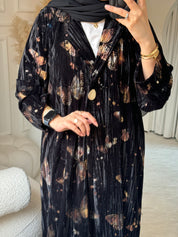 C RTW-U Black Butterfly Abaya