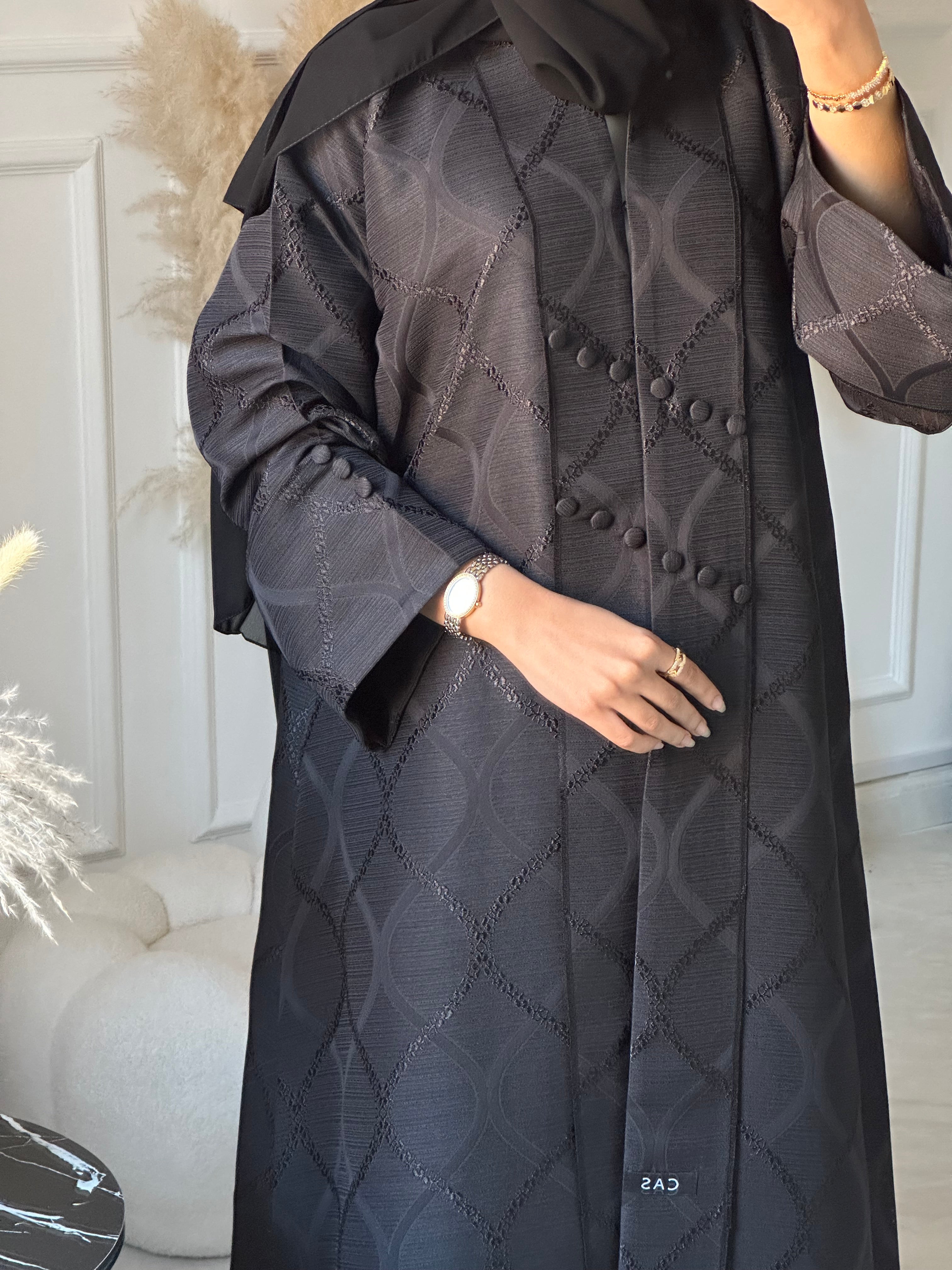 C RTW-U 0890 Black Abaya