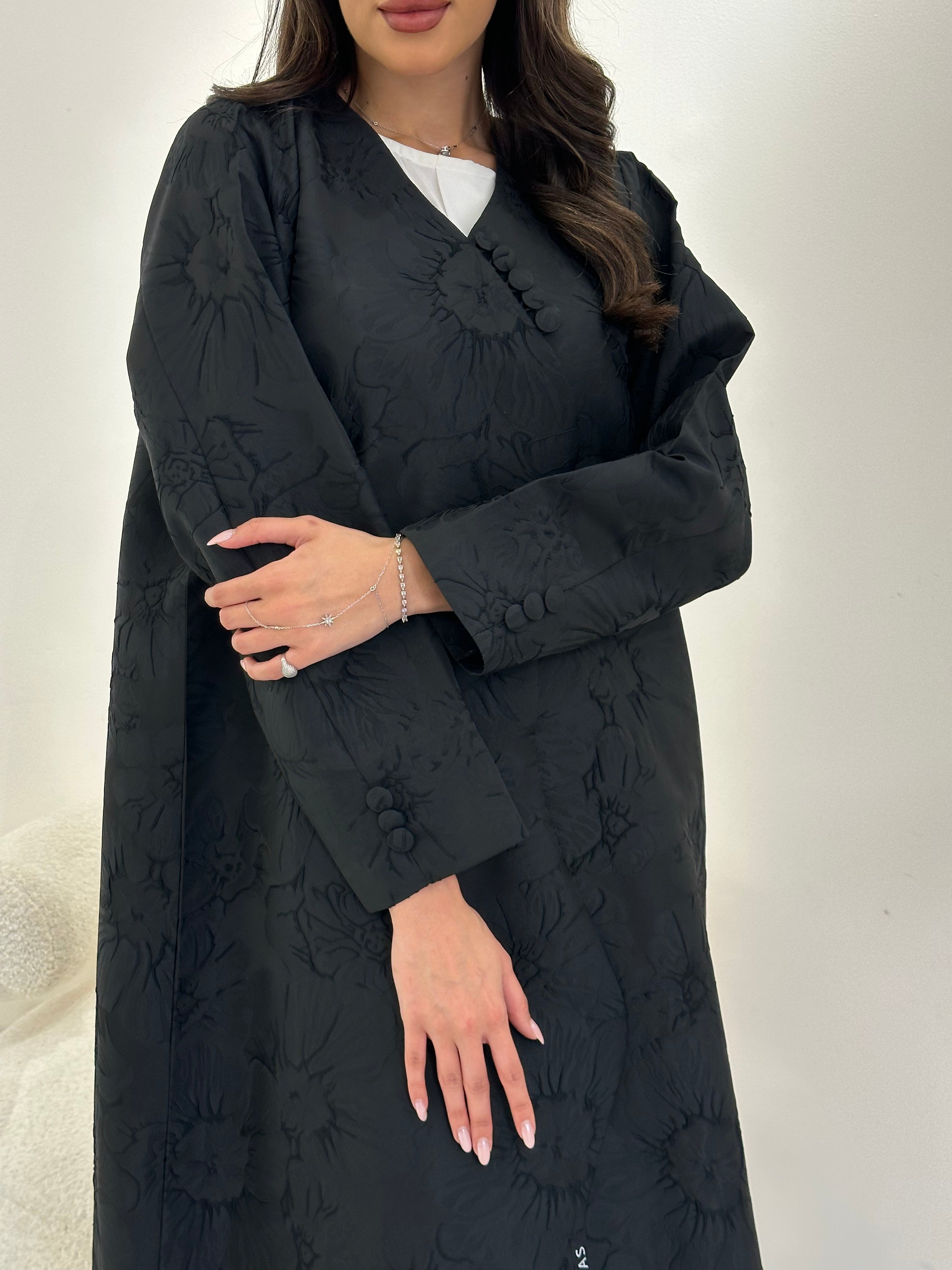 C 0898 Black Abaya