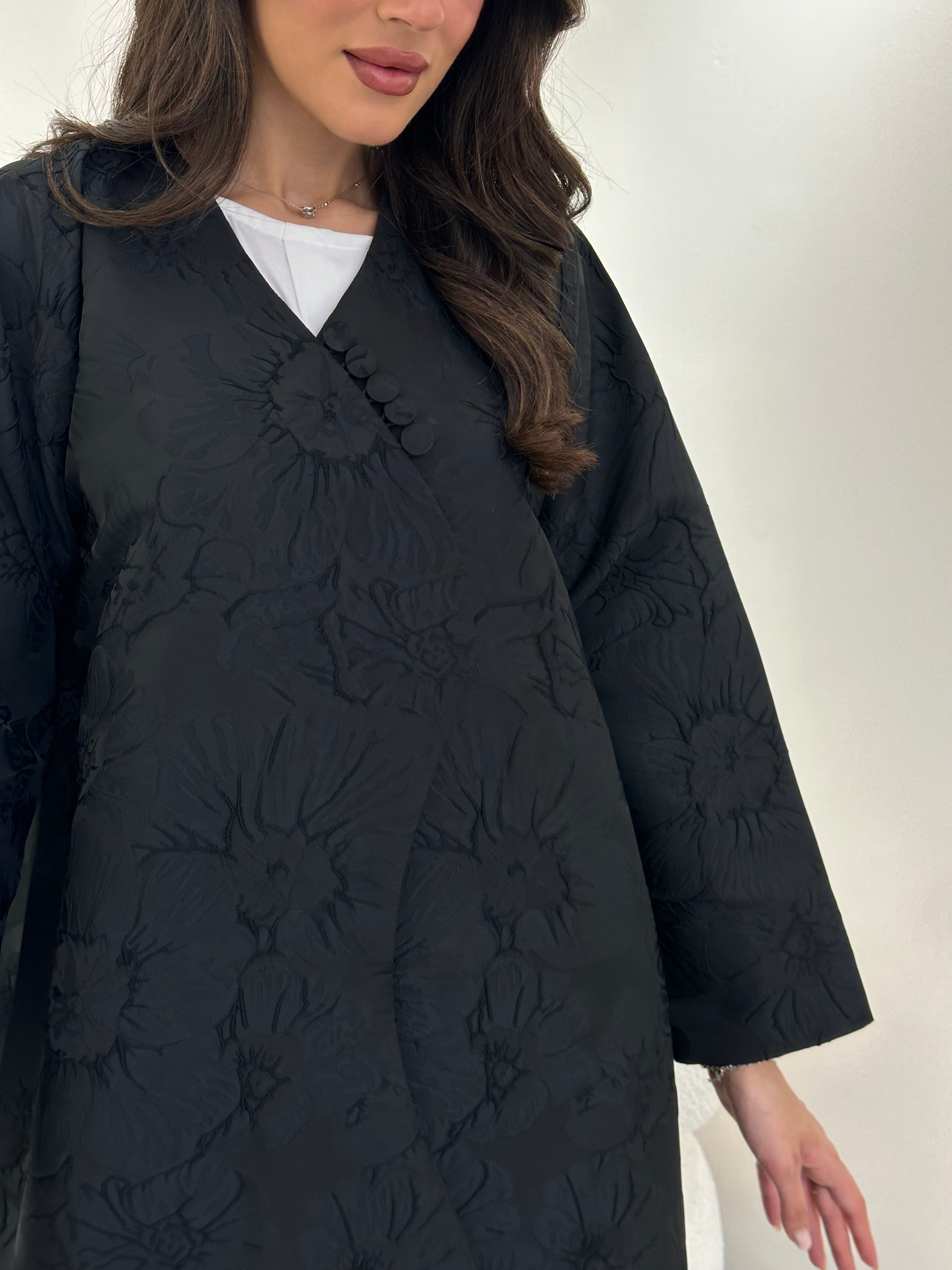 C 0898 Black Abaya