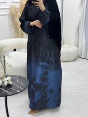 C 0926-04 Blue Coat Abaya