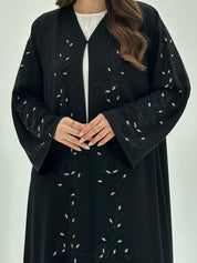 C 1883 Black Beaded Abaya