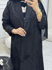 C 0936 Black Coat Abaya