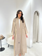 C 0910 Beige Eid Abaya