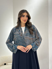 C RTW 0912 Navy Blue Eid Abaya