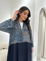 C RTW 0912 Navy Blue Eid Abaya