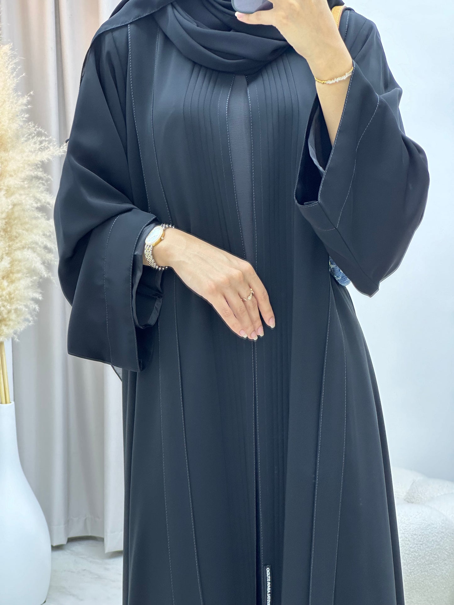 C 0225-01 Black Abaya