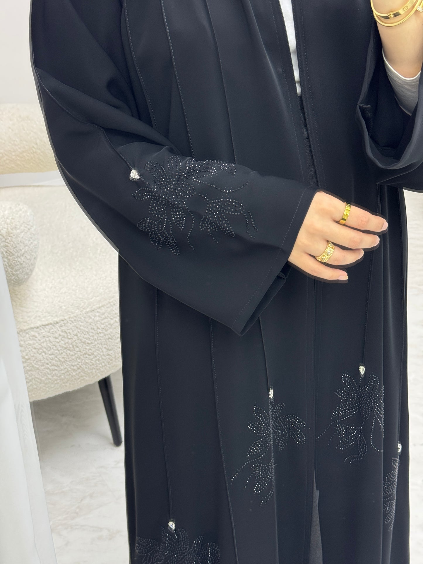 C 0980 Black Eid Abaya