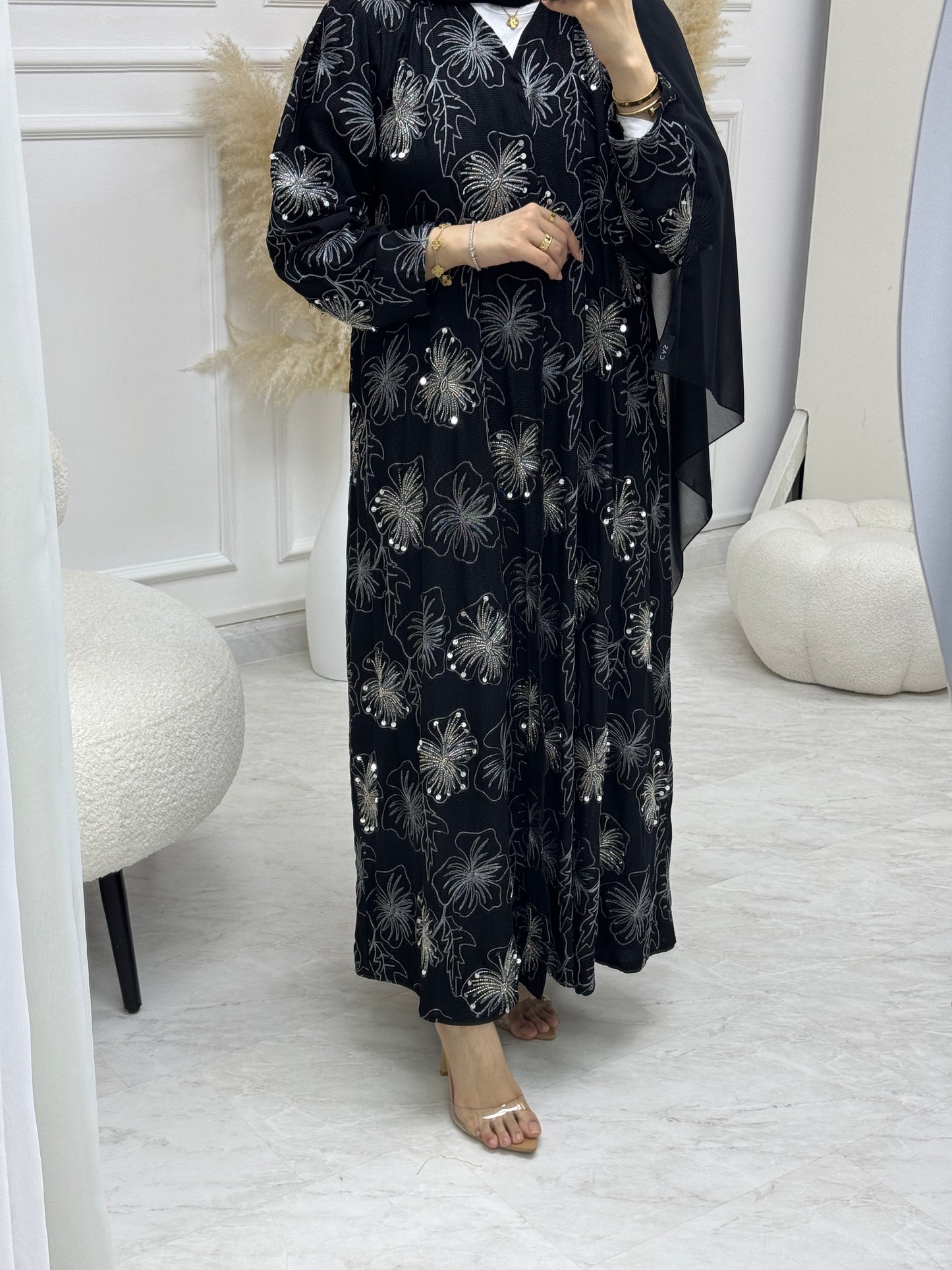 C 0983 Black Eid Abaya