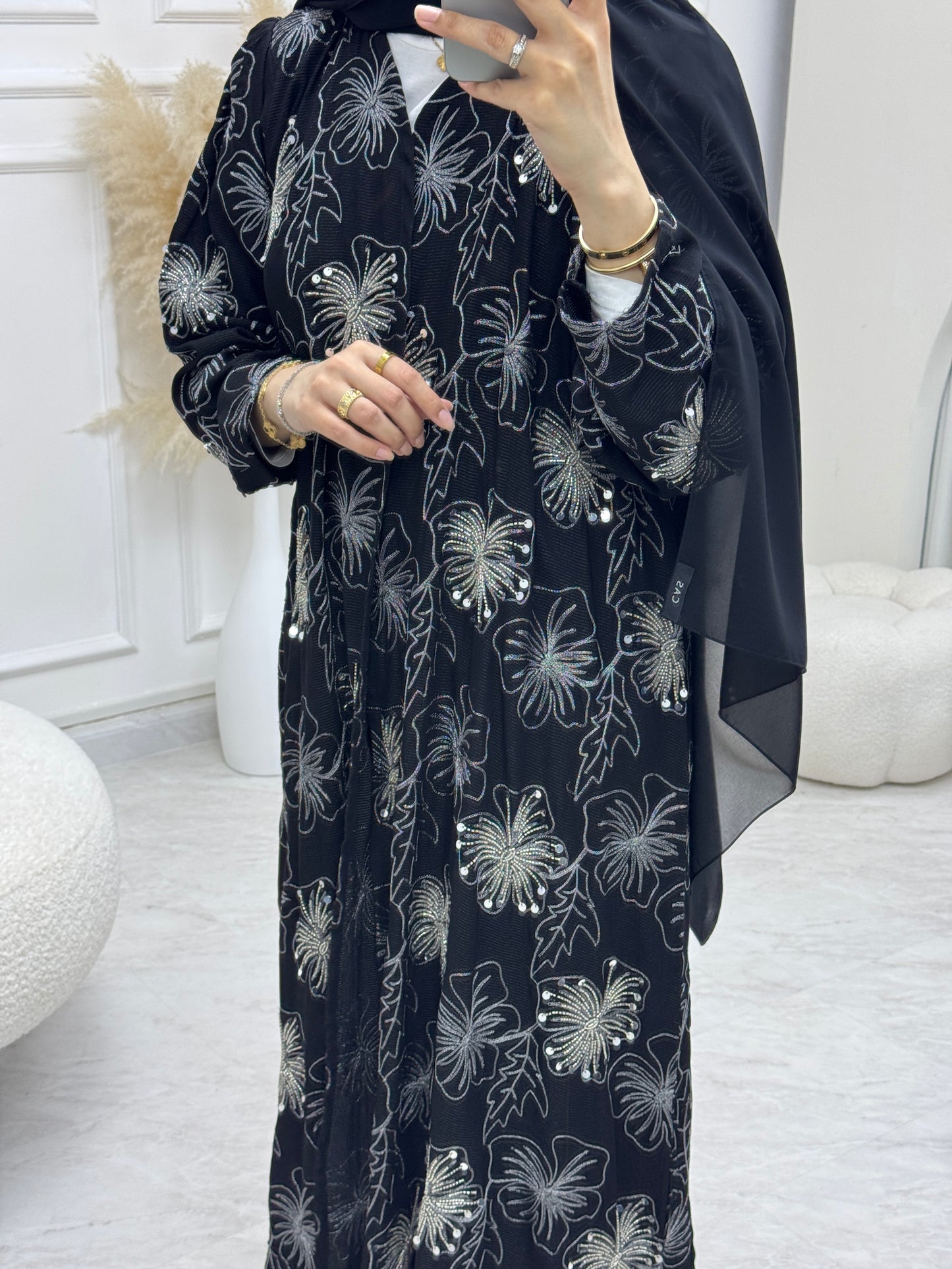 C 0983 Black Eid Abaya