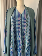 C 1600 Blue Wave Abaya