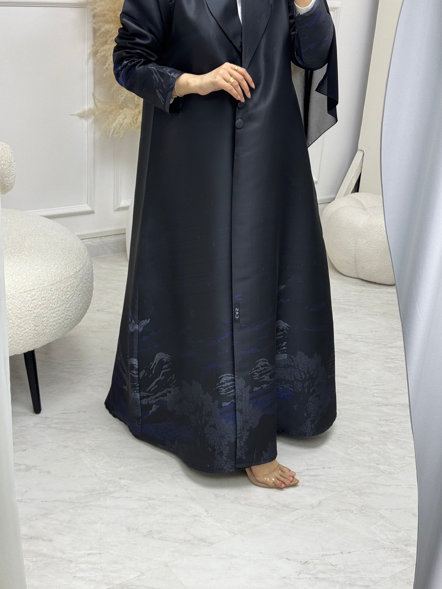 C 0986-02 Black Eid Abaya