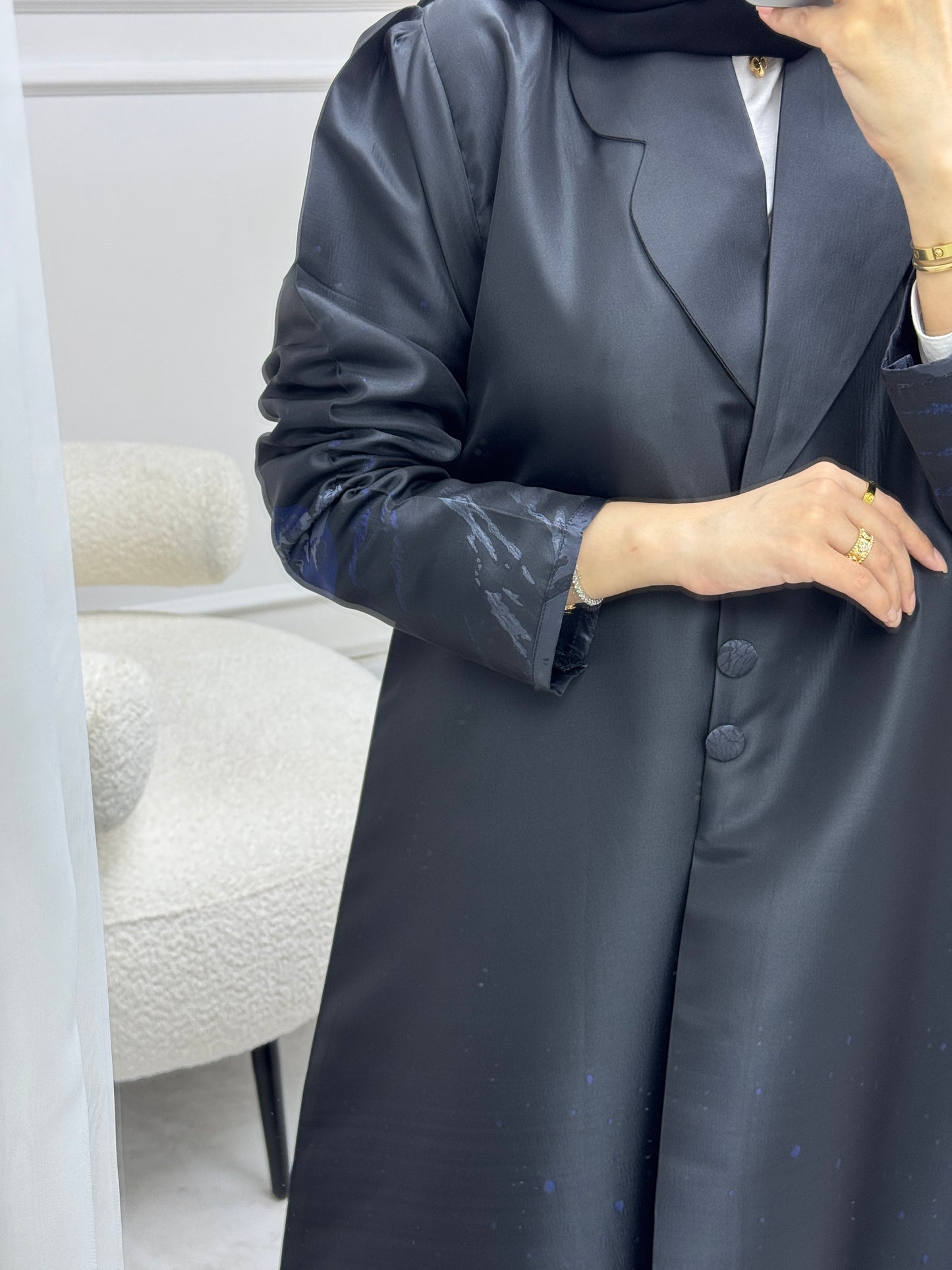 C 0986-02 Black Eid Abaya