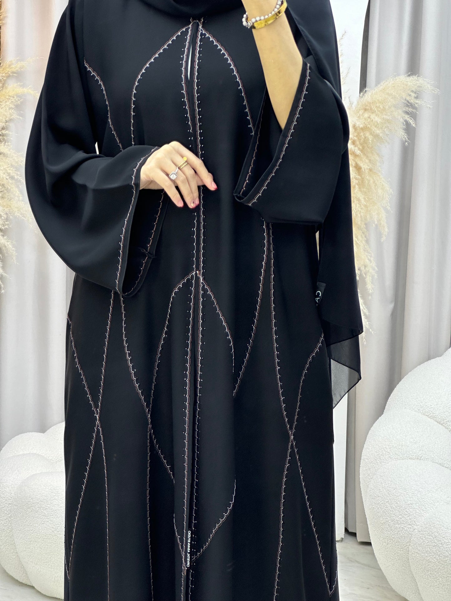 C 0022 Black Eid Abaya