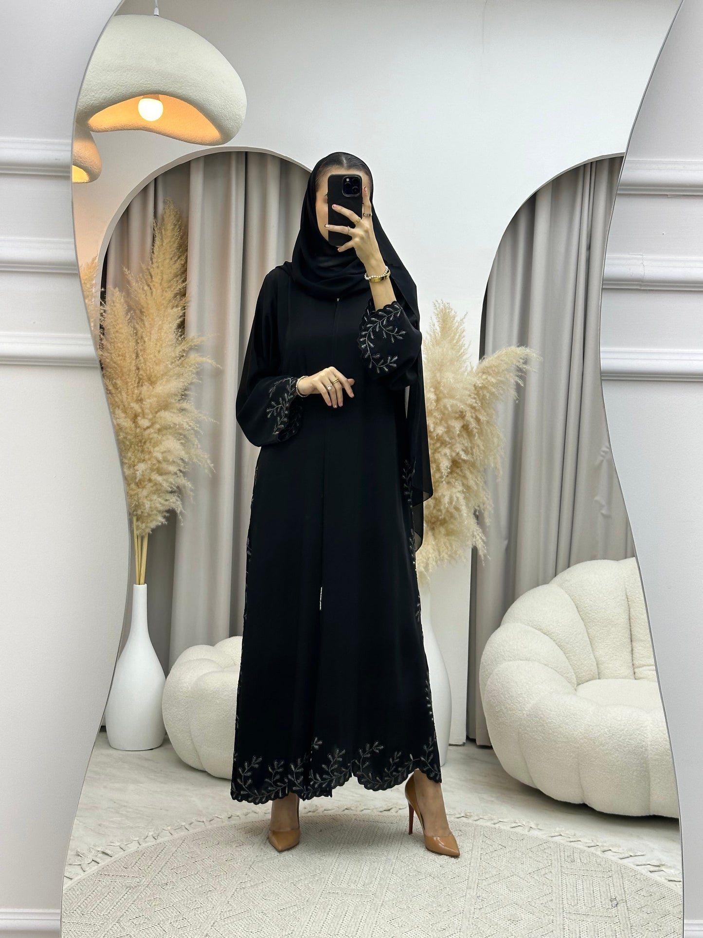 C 0023 RTW Black Eid Abaya