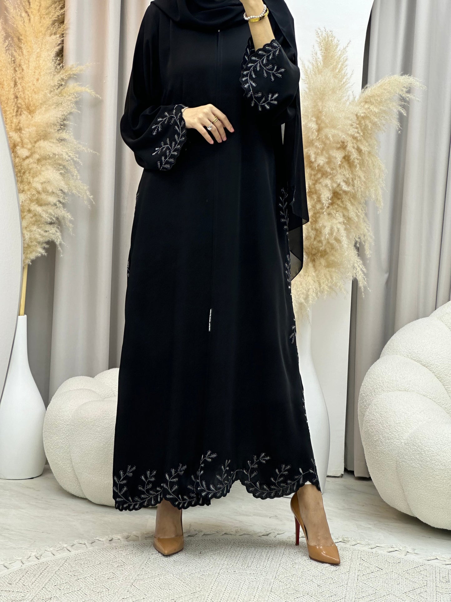 C 0023 Black Eid Abaya