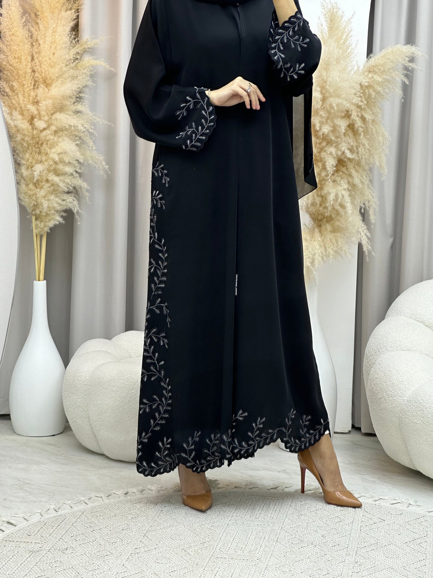 C 0023 Black Eid Abaya