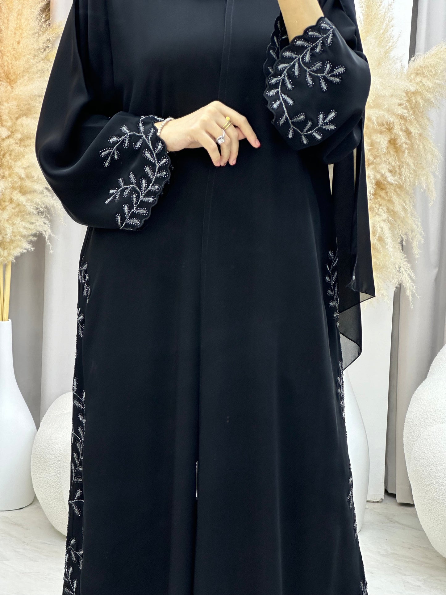 C 0023 Black Eid Abaya