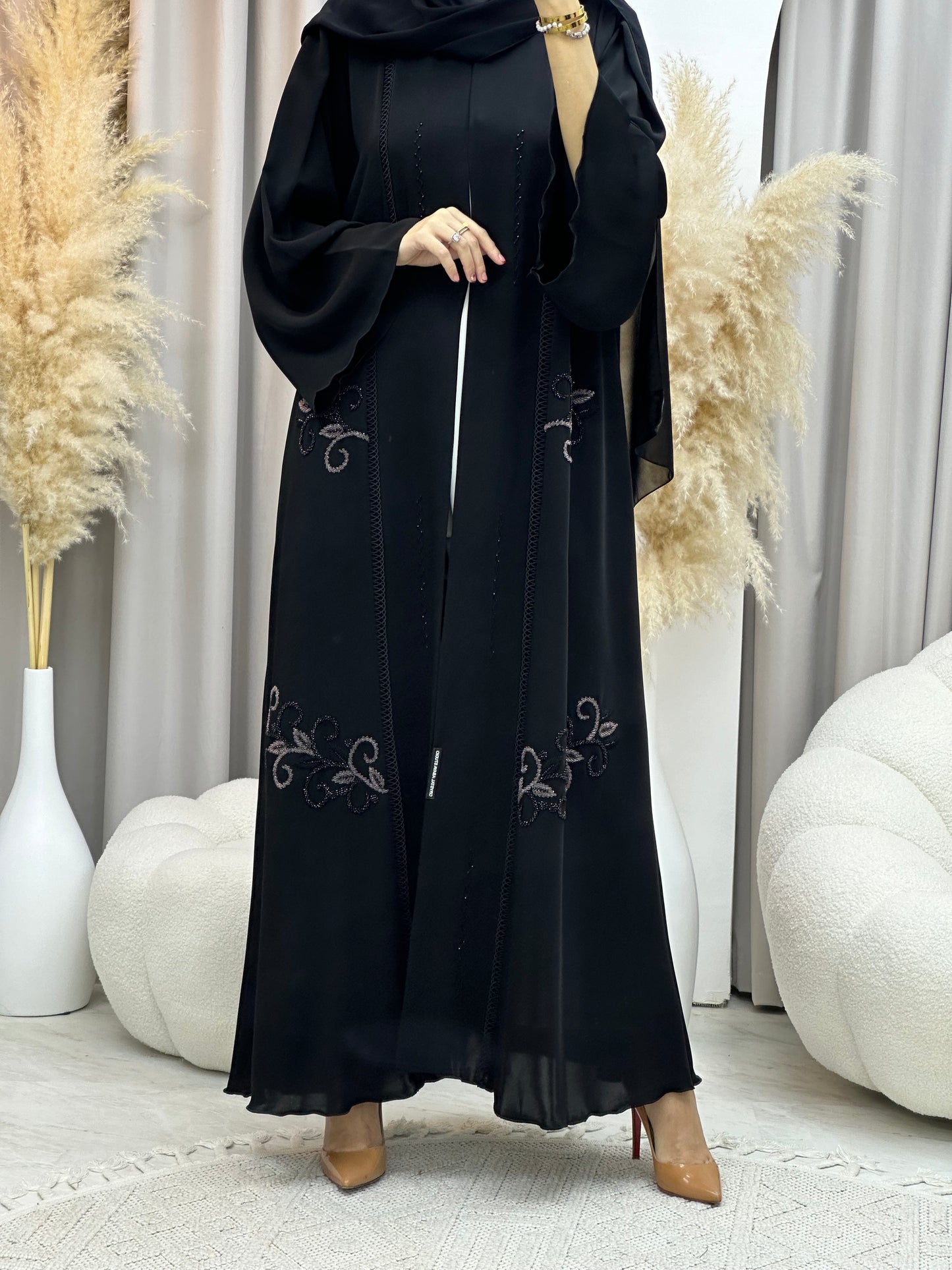 C 0024 Black Eid Abaya