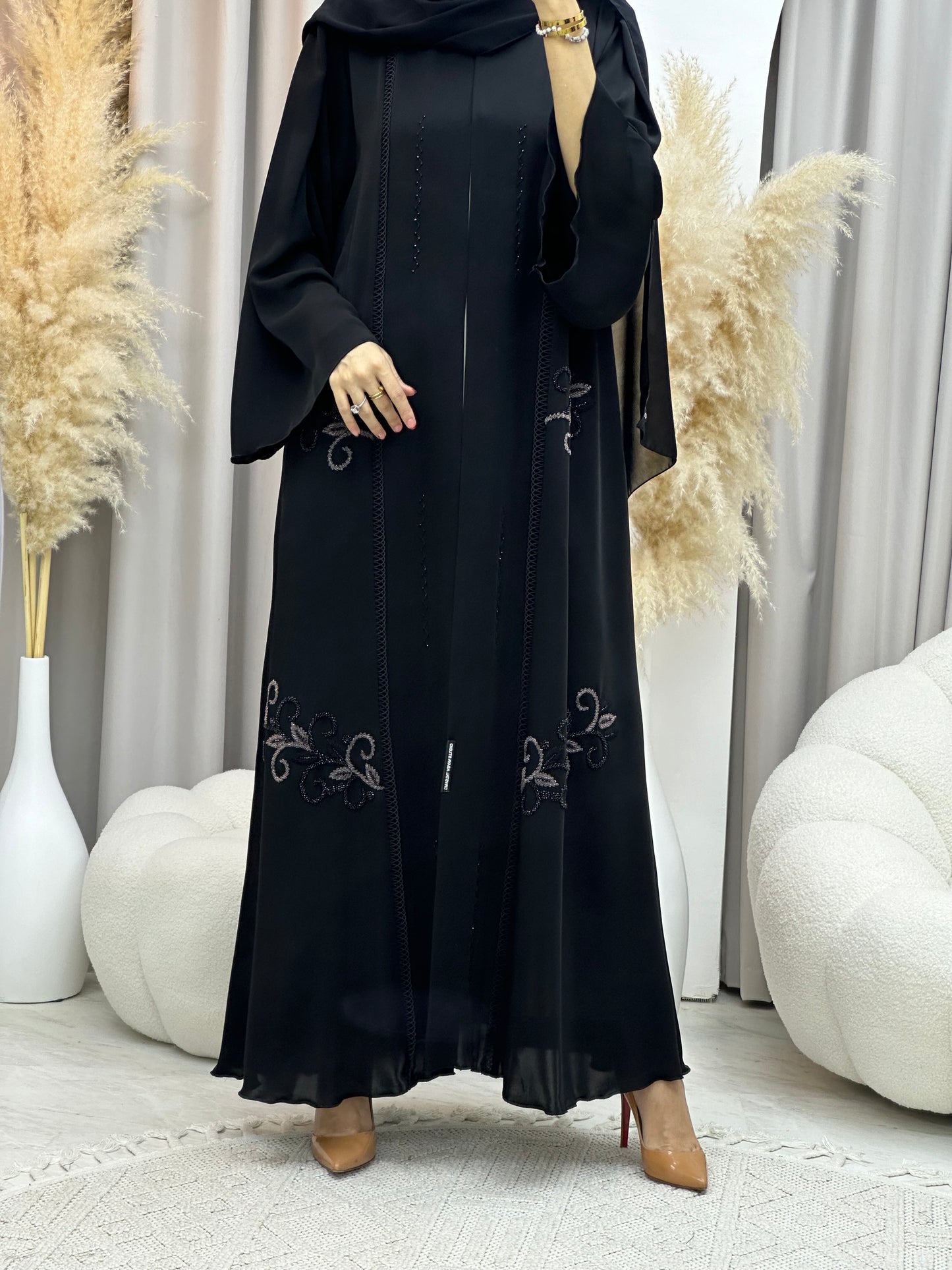 C 0024 Black Eid Abaya