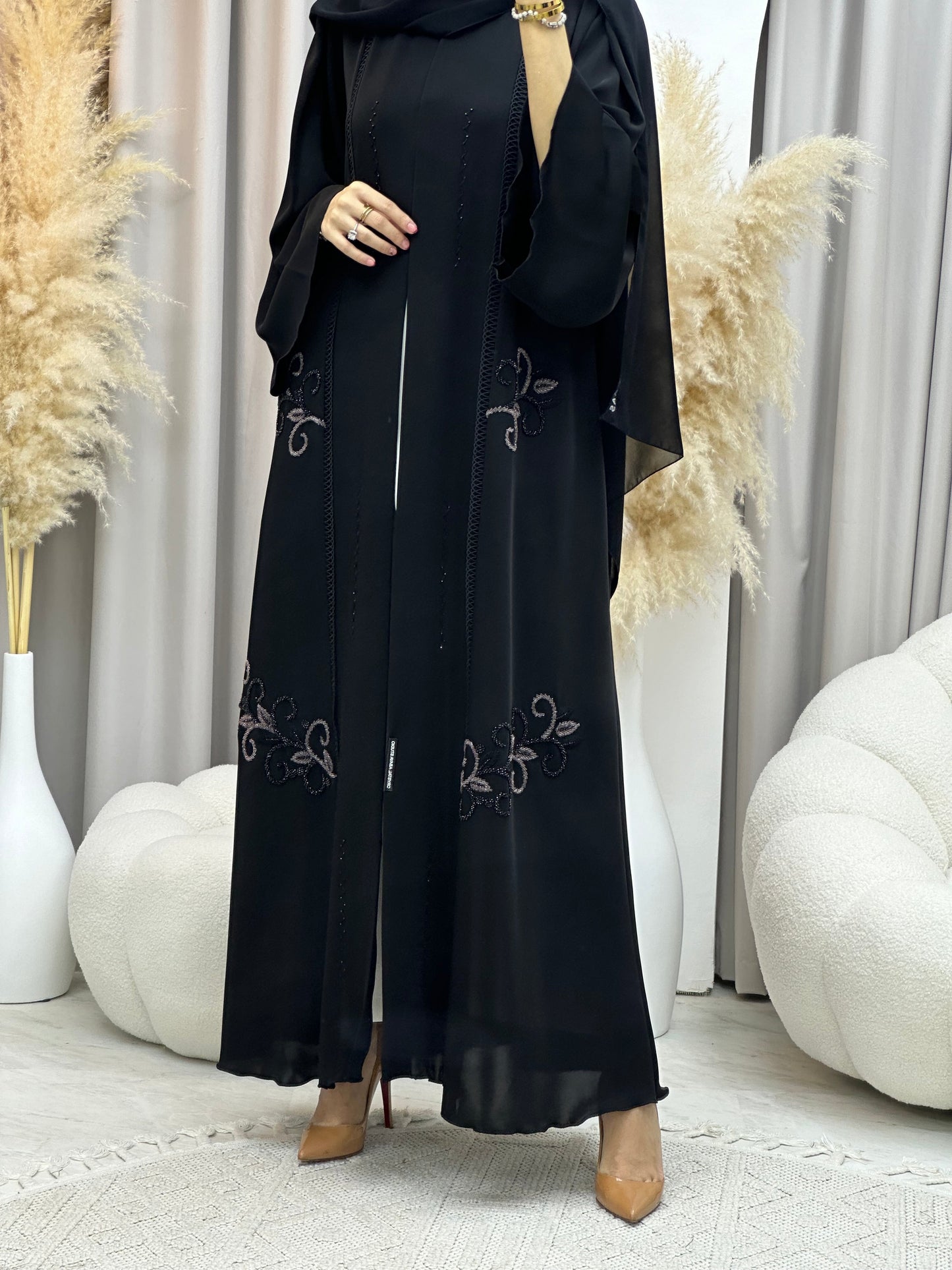 C 0024 Black Eid Abaya