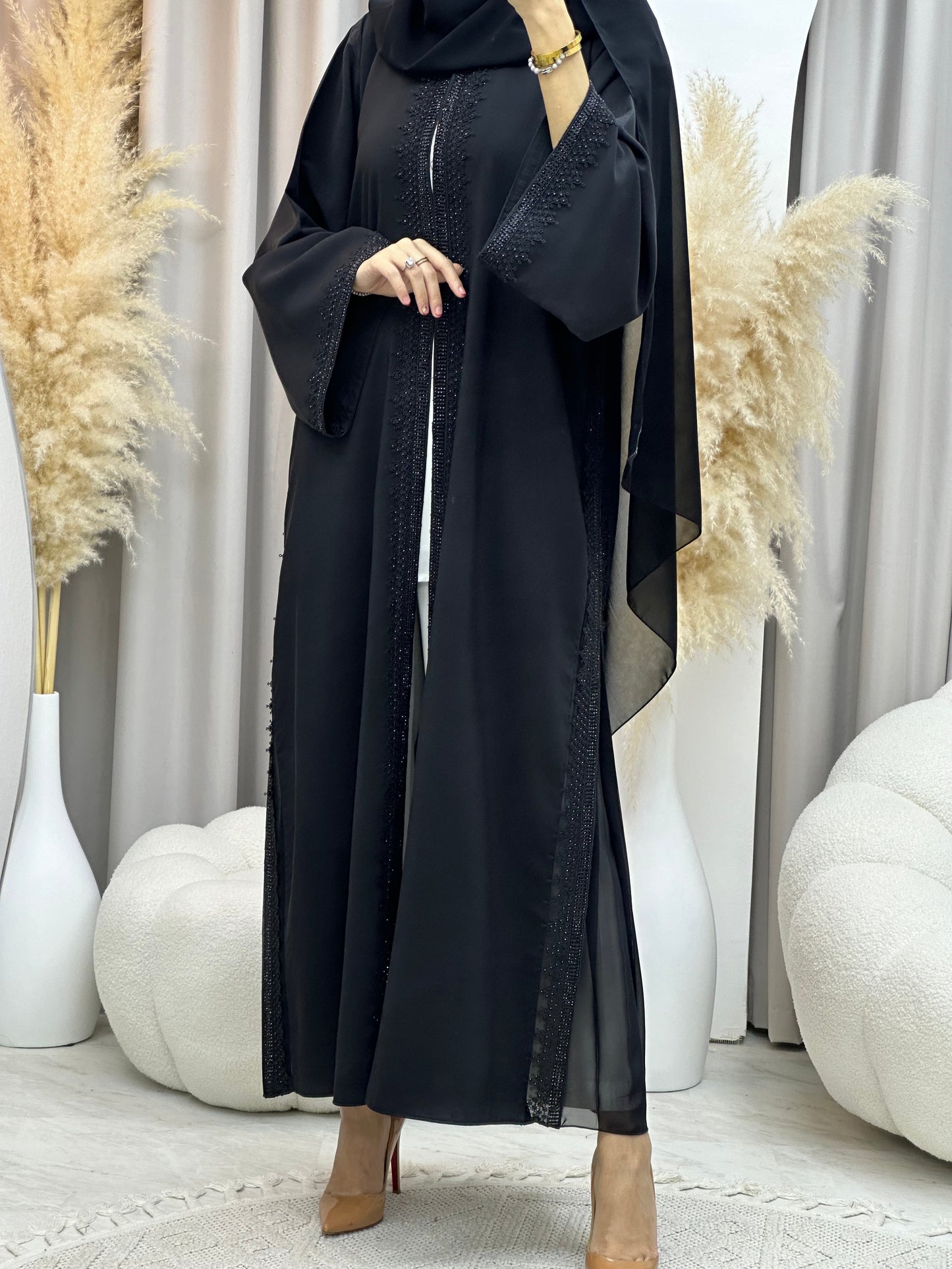 C 0025 Black Eid Abaya