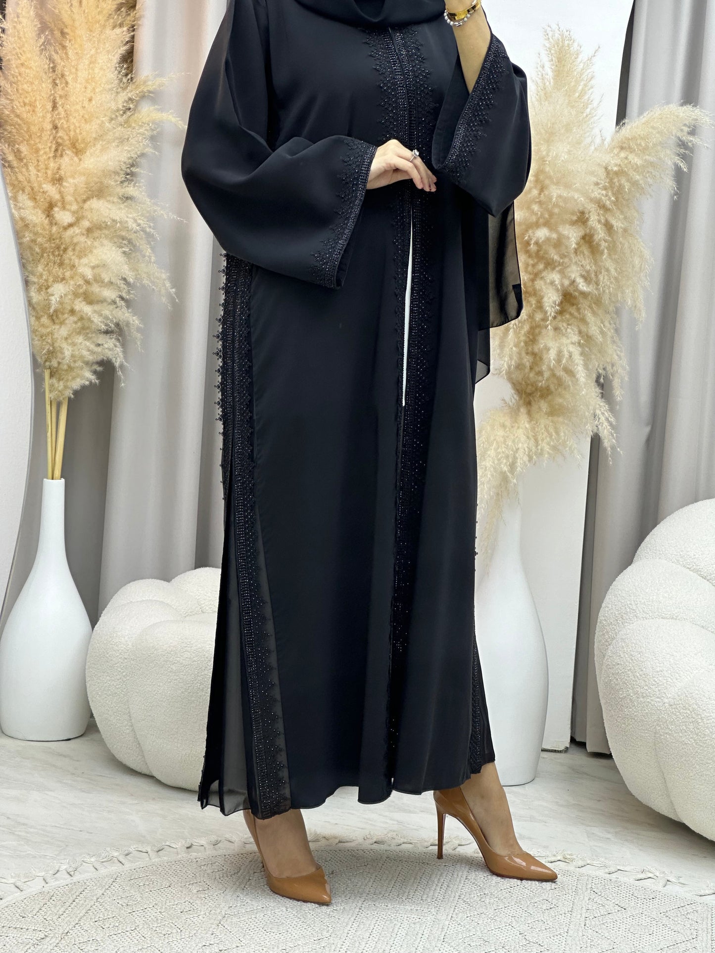 C 0025 Black Eid Abaya