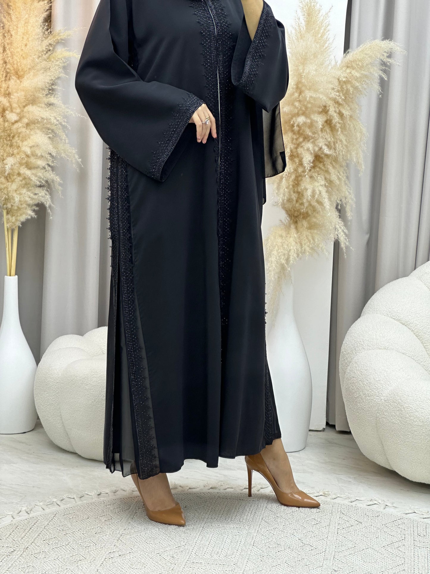 C 0025 Black Eid Abaya