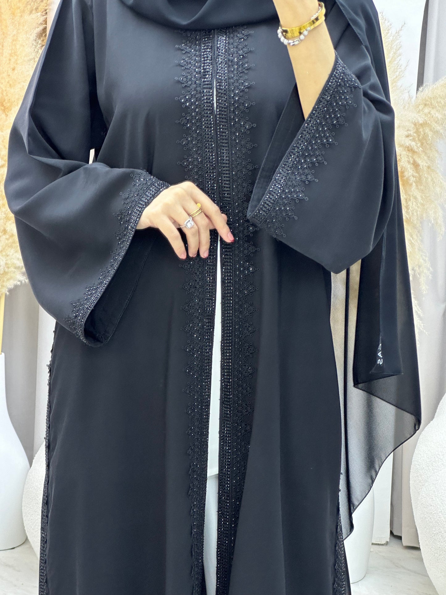 C 0025 Black Eid Abaya