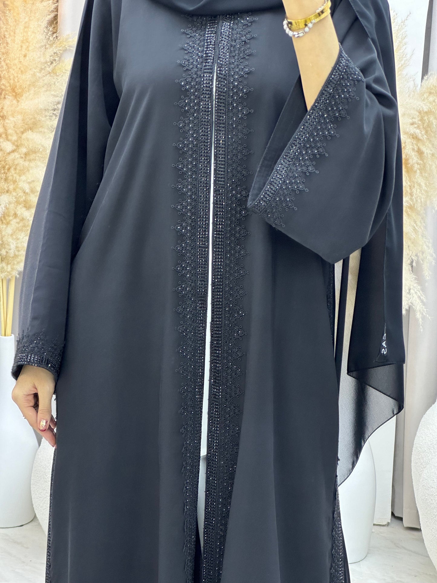 C 0025 Black Eid Abaya