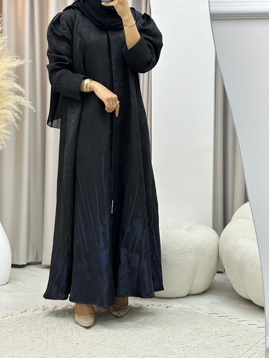 C 0218-01 Navy Blue Kloosh Abaya