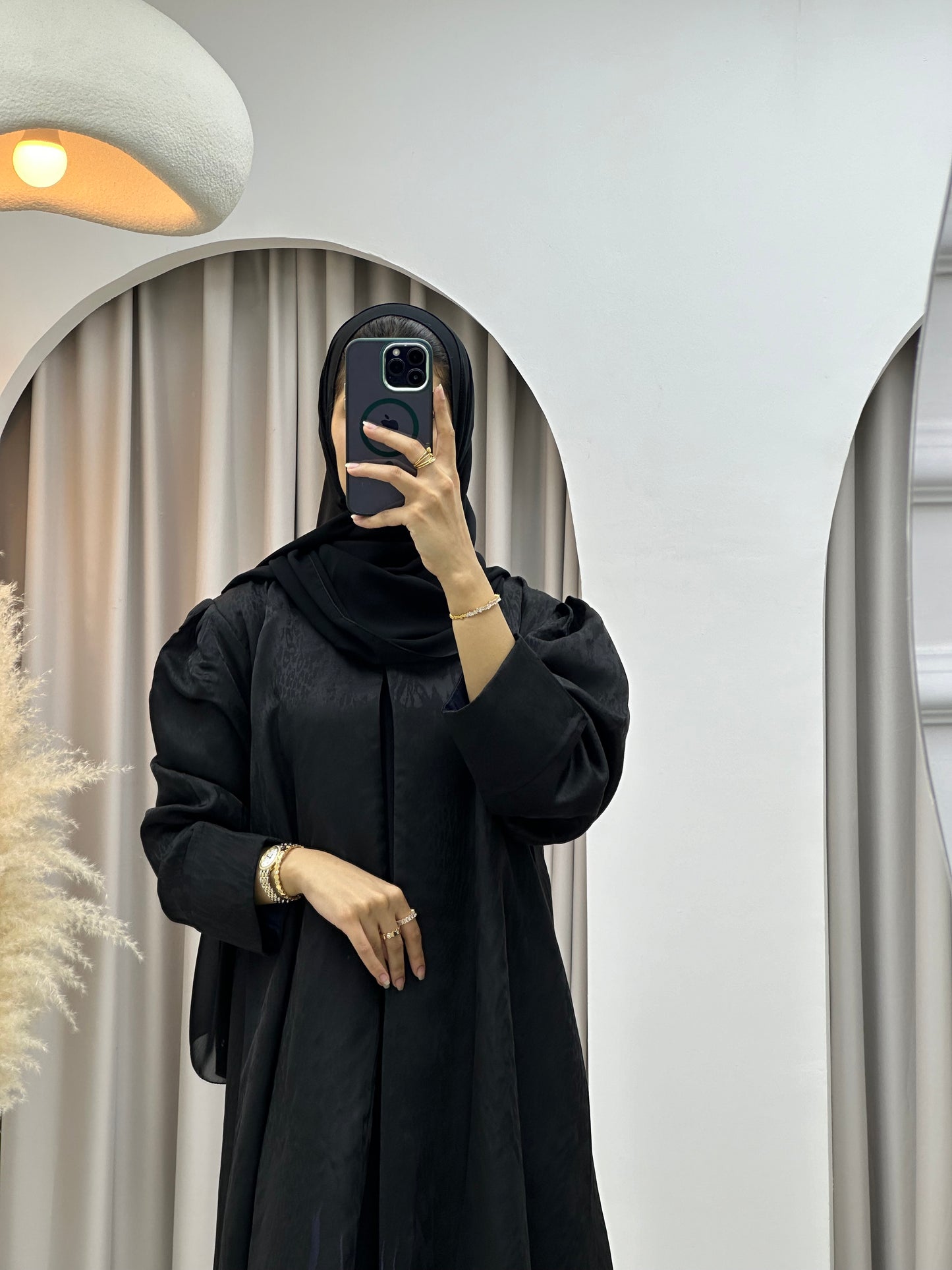 C 0218-01 Navy Blue Kloosh Abaya