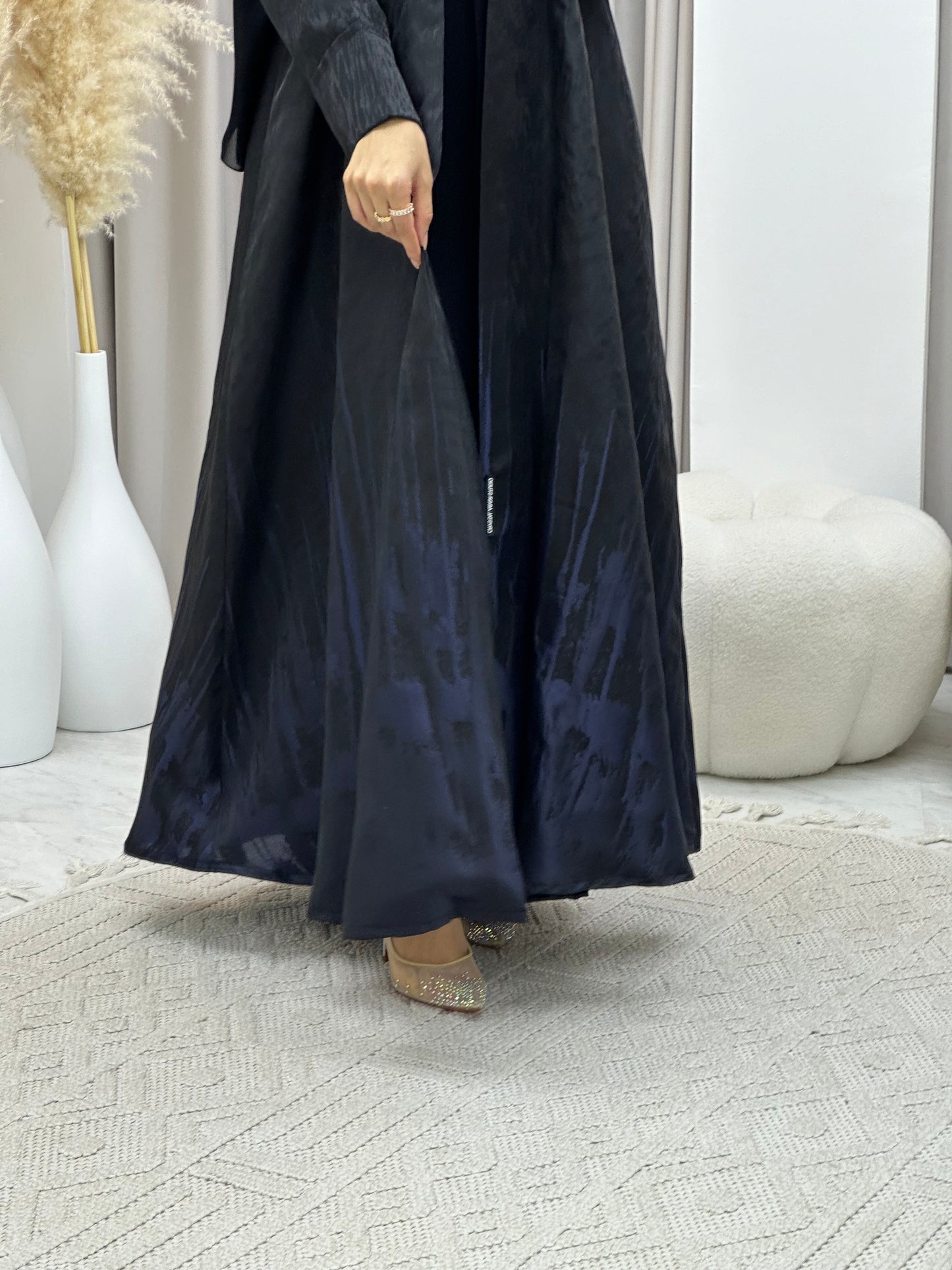 C 0218-01 Navy Blue Kloosh Abaya