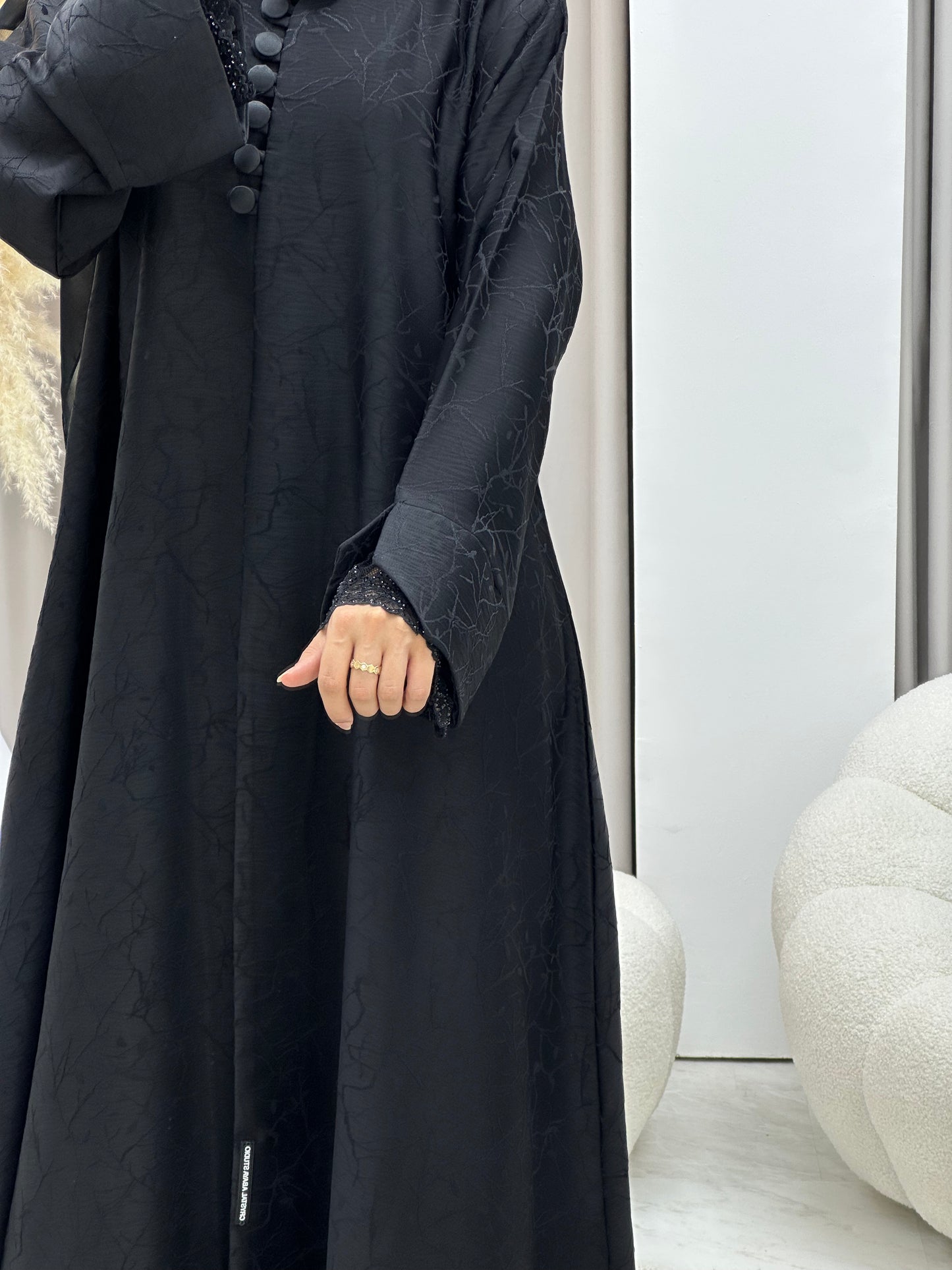 C 0433 Black Abaya