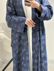 عباية زرقاء داكنة موديل C 1606-01