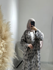 عباية بيج داكنة C 1606-04