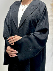 عباية كريستال سوداء C 1607