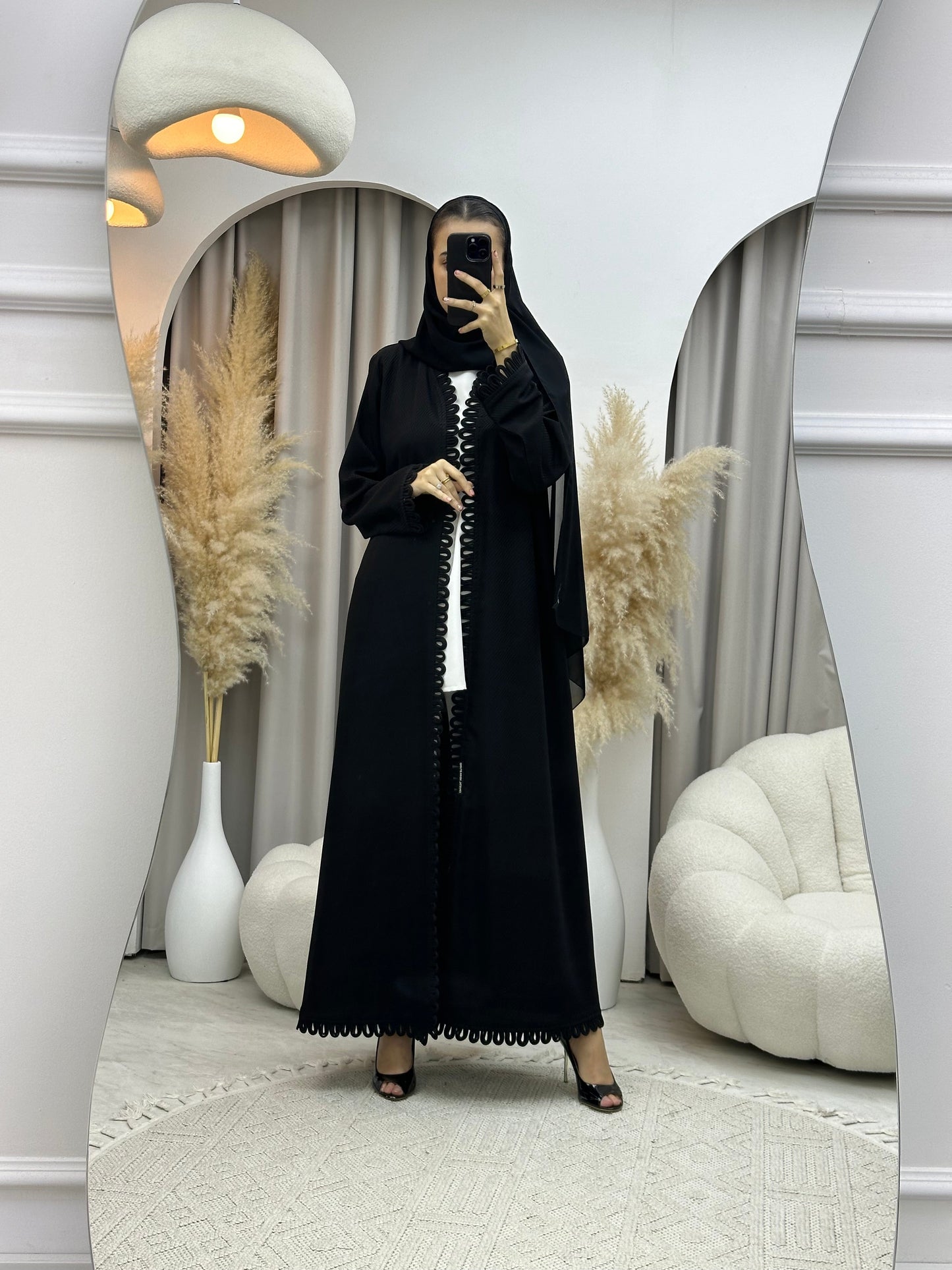 C RTW 0032 Black Eid Abaya