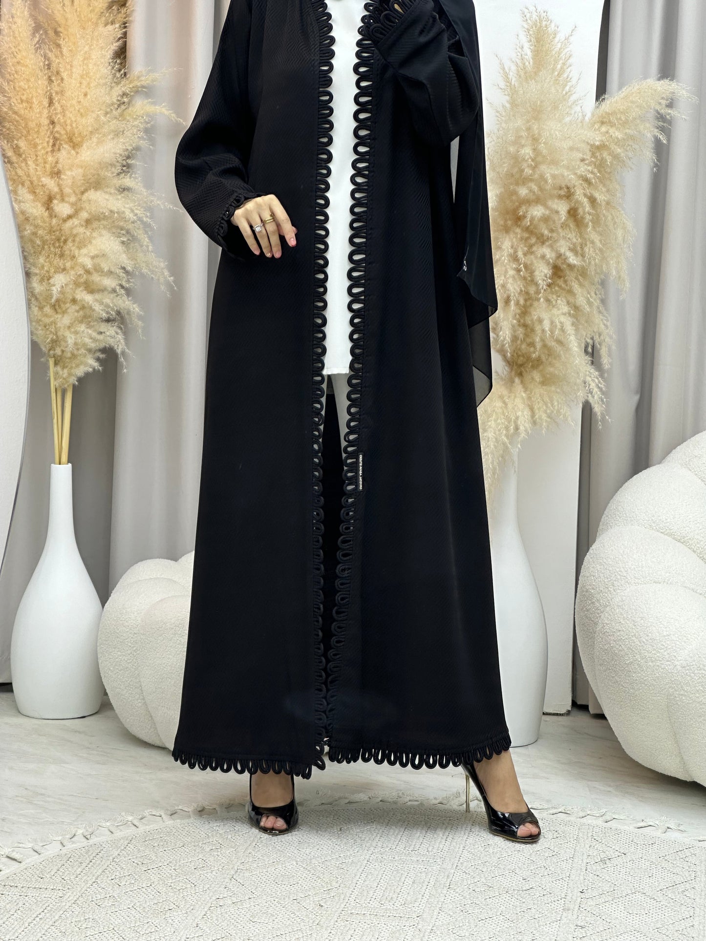 C RTW 0032 Black Eid Abaya