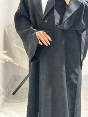 عباية كريستال سوداء C 1607