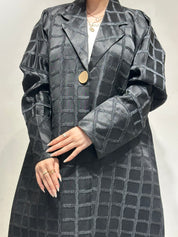 عباية سوداء موديل C 1608