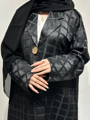 عباية سوداء موديل C 1608