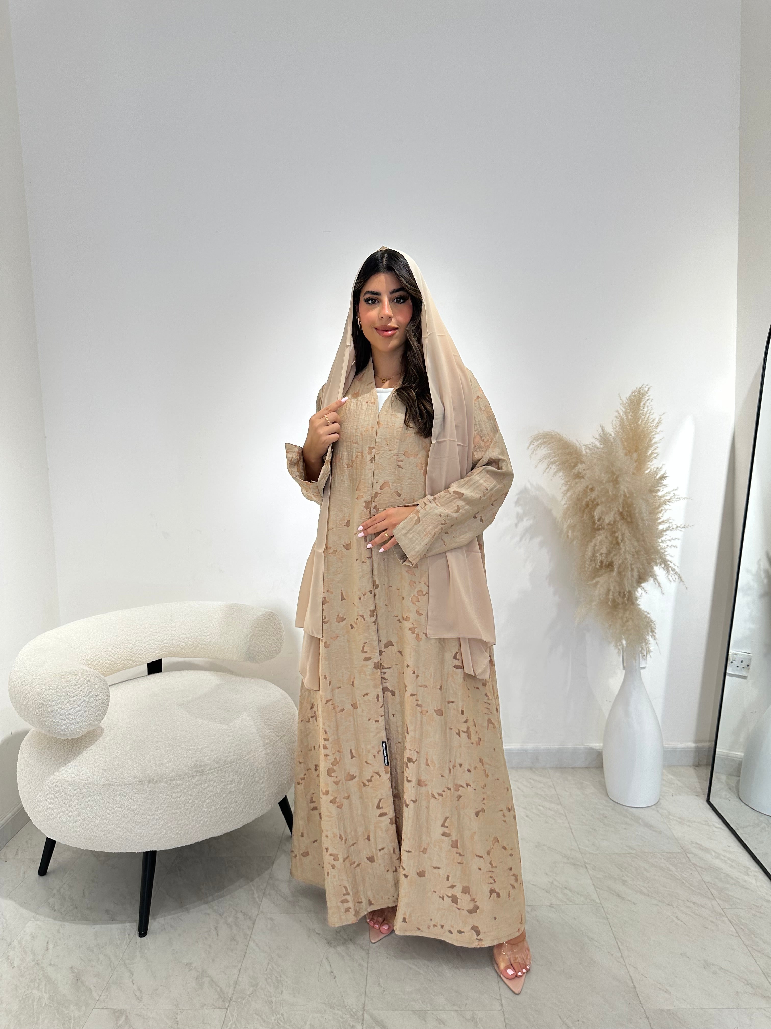 C 1415-01 Tamarind Abaya