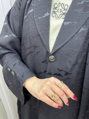 C 0991 Black Coat Abaya