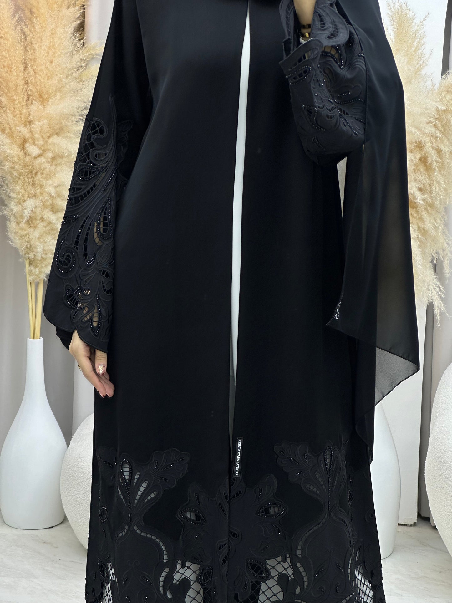 C RTW 0036 Black Eid Abaya