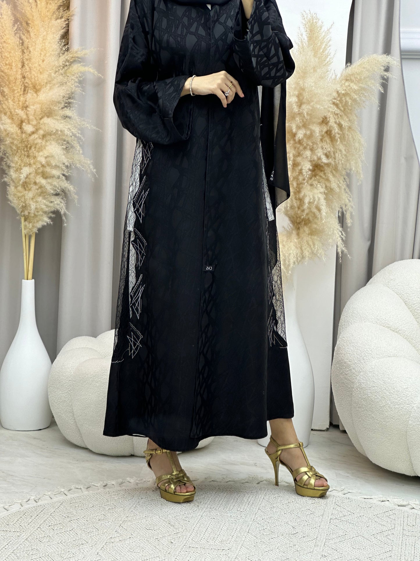 C 0037 RTW Black Eid Abaya