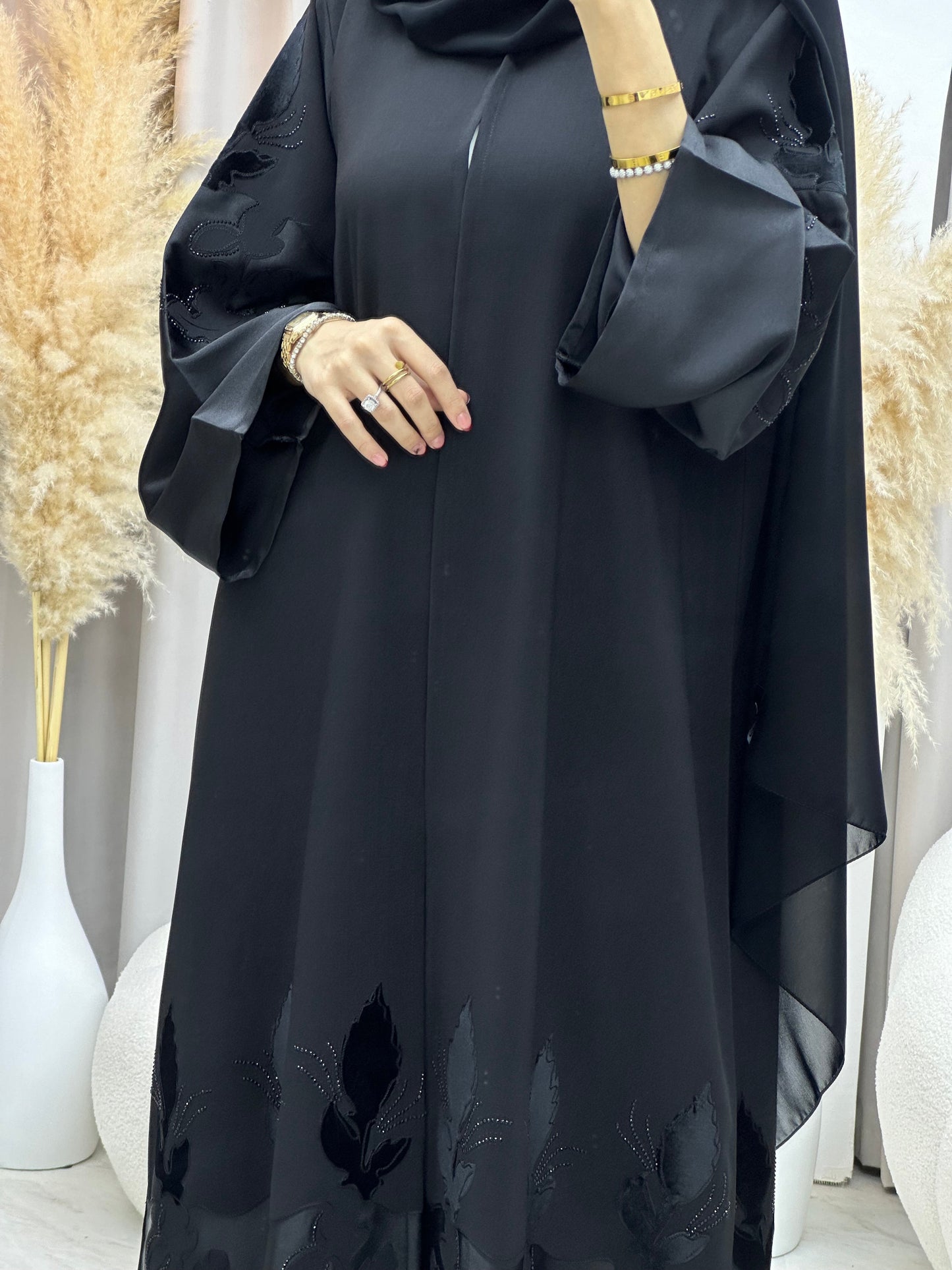 C 0039 RTW Black Eid Abaya